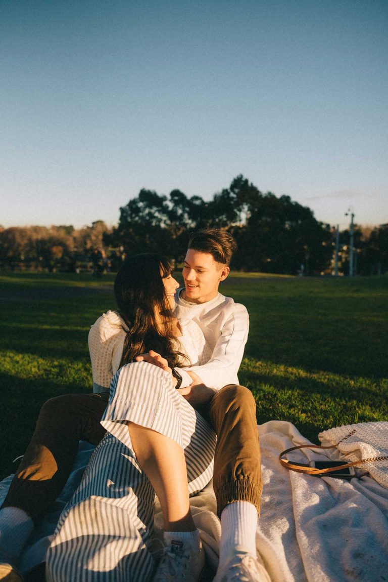 couple in the park