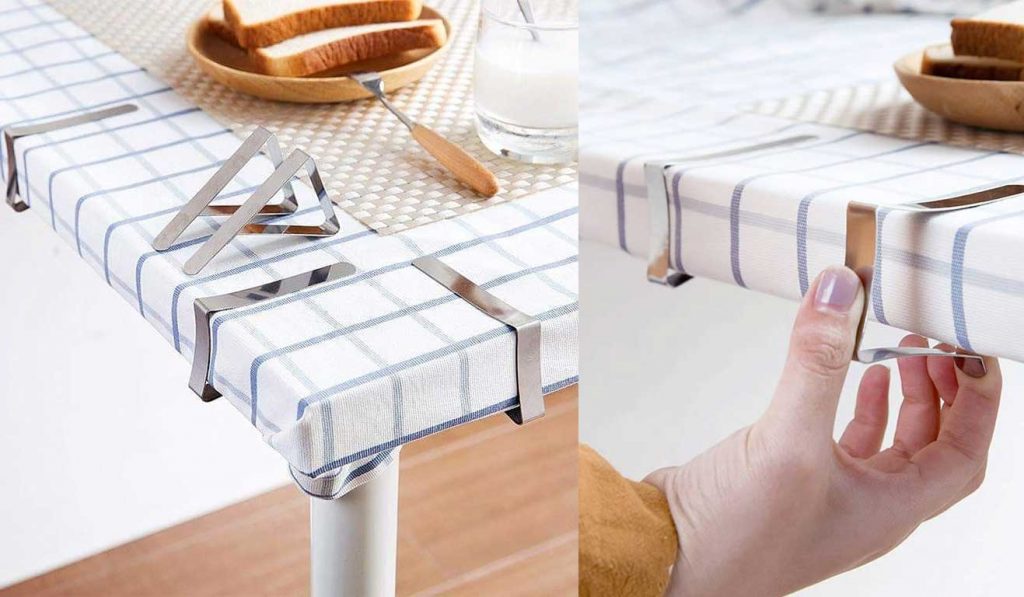 3 Tablecloth Clips To Keep Your Table Cover In Place Picnic Tale