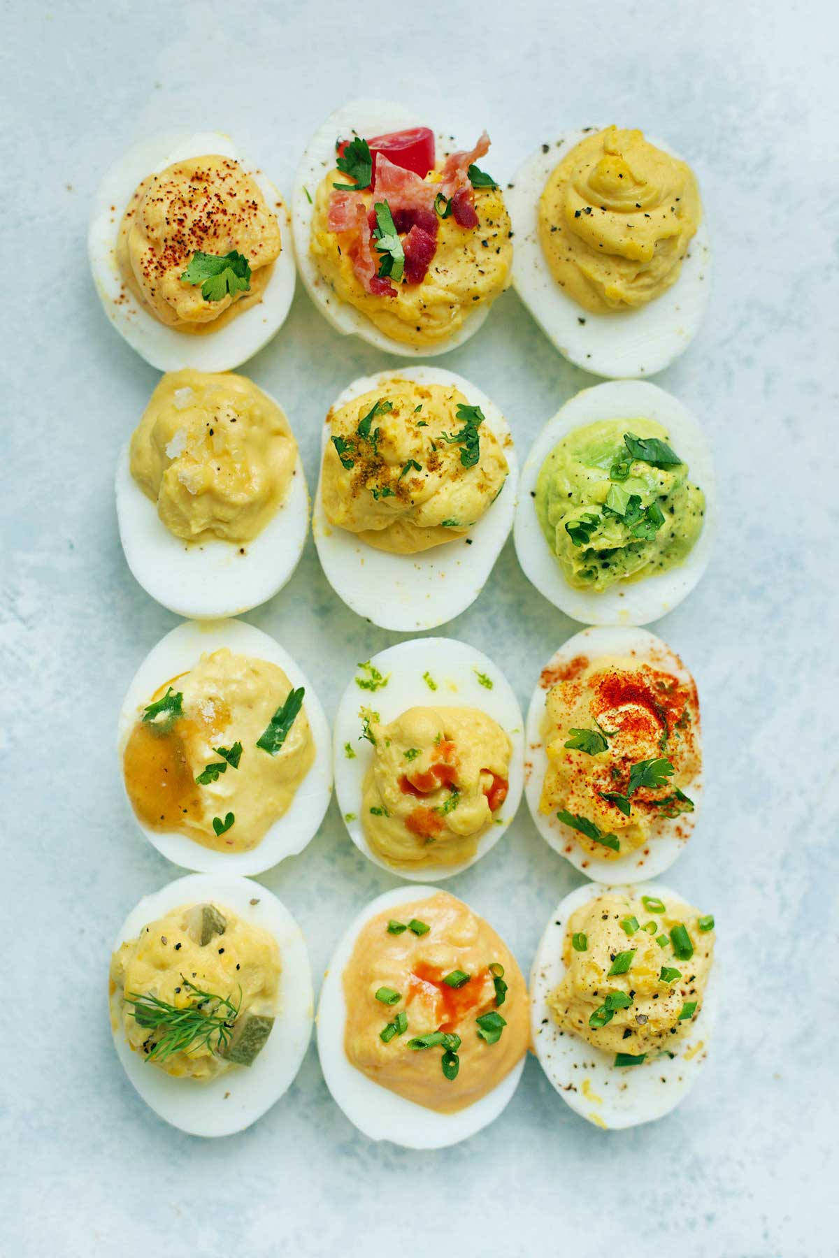 cold deviled eggs appetizer