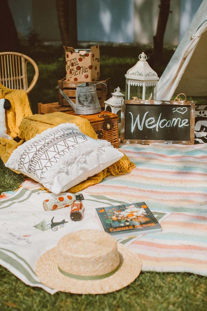 boho picnic blanket