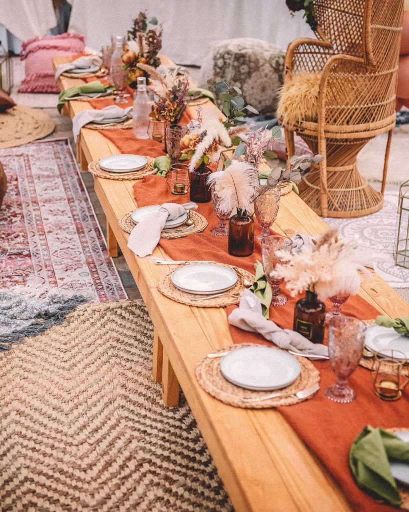 boho picnic themed birthday