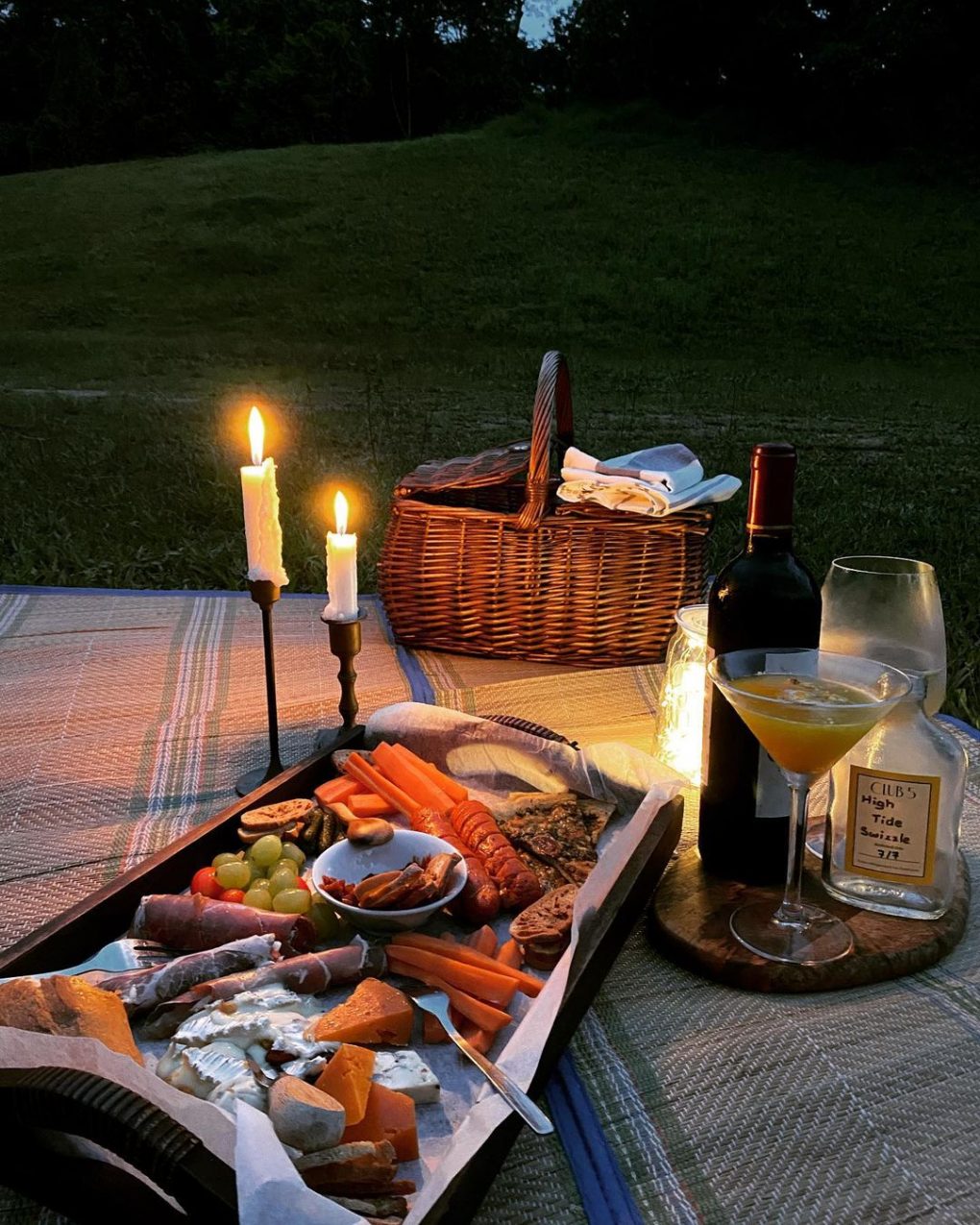 night time picnic