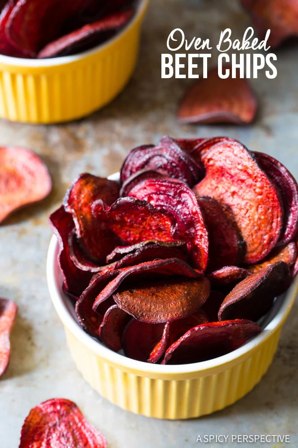 beet chips baked in the oven