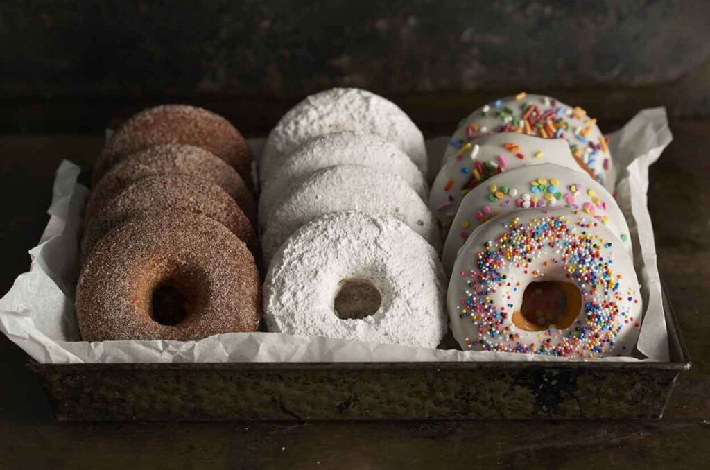 baked donuts for picnic