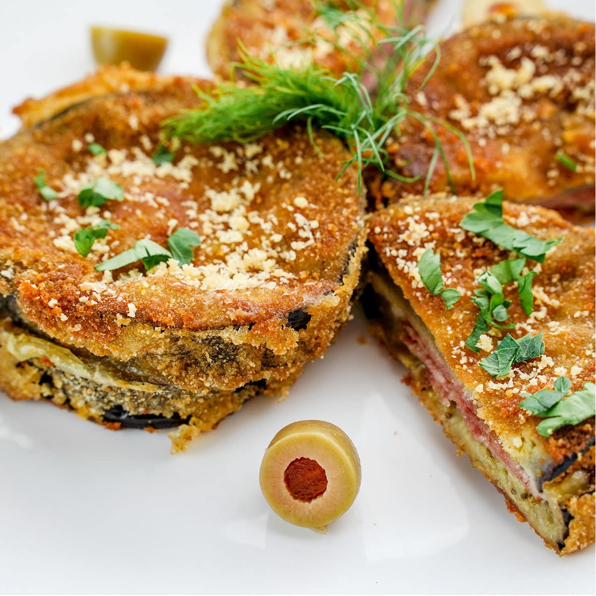 Baked Eggplant Sandwich Picnic Tale