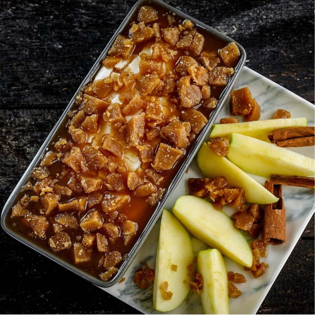 Caramel Apple Dip for a charcuterie dessert board