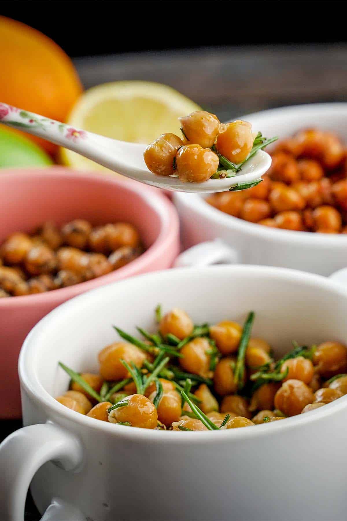 snack idea for Chili Lime Chickpeas