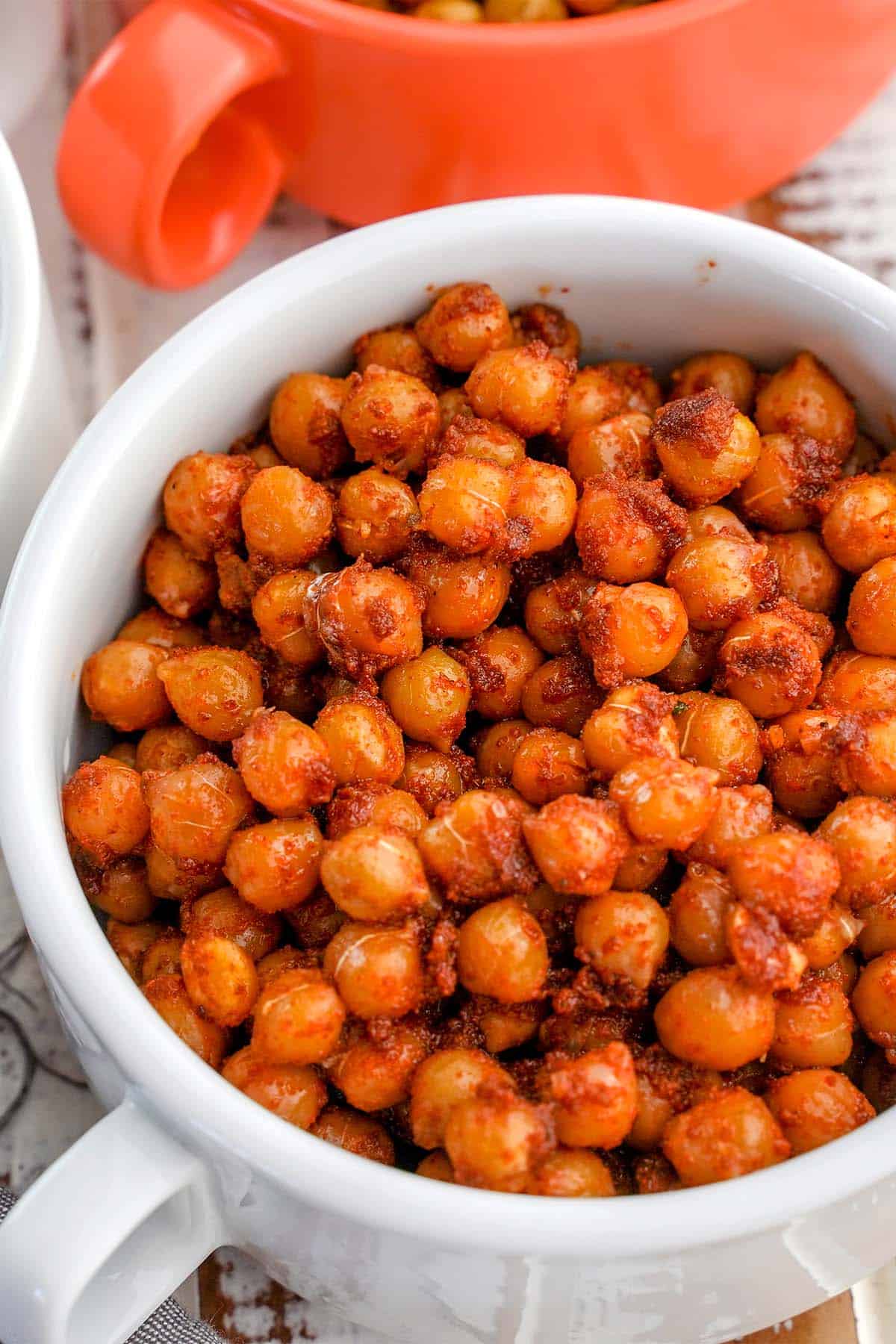 easy chickpeas with chili lime flavor