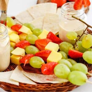picnic side dish Fruit and Cheese Kabobs