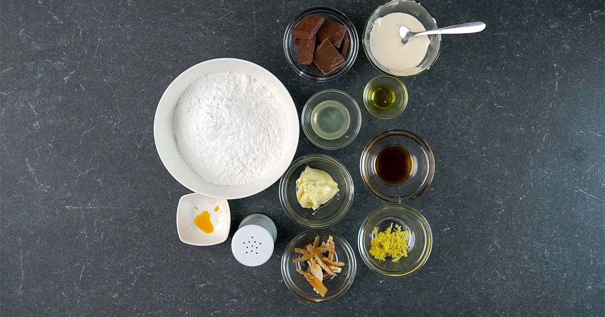 ingredients to make Lemon Creams