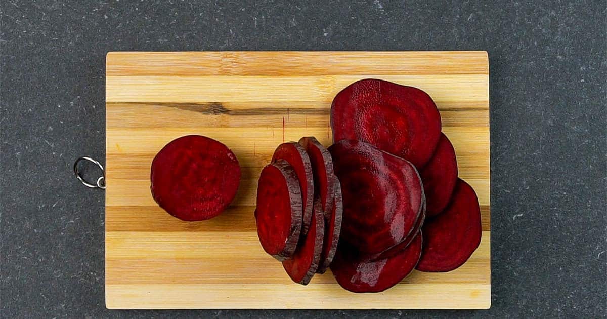 Beet Chips in the oven