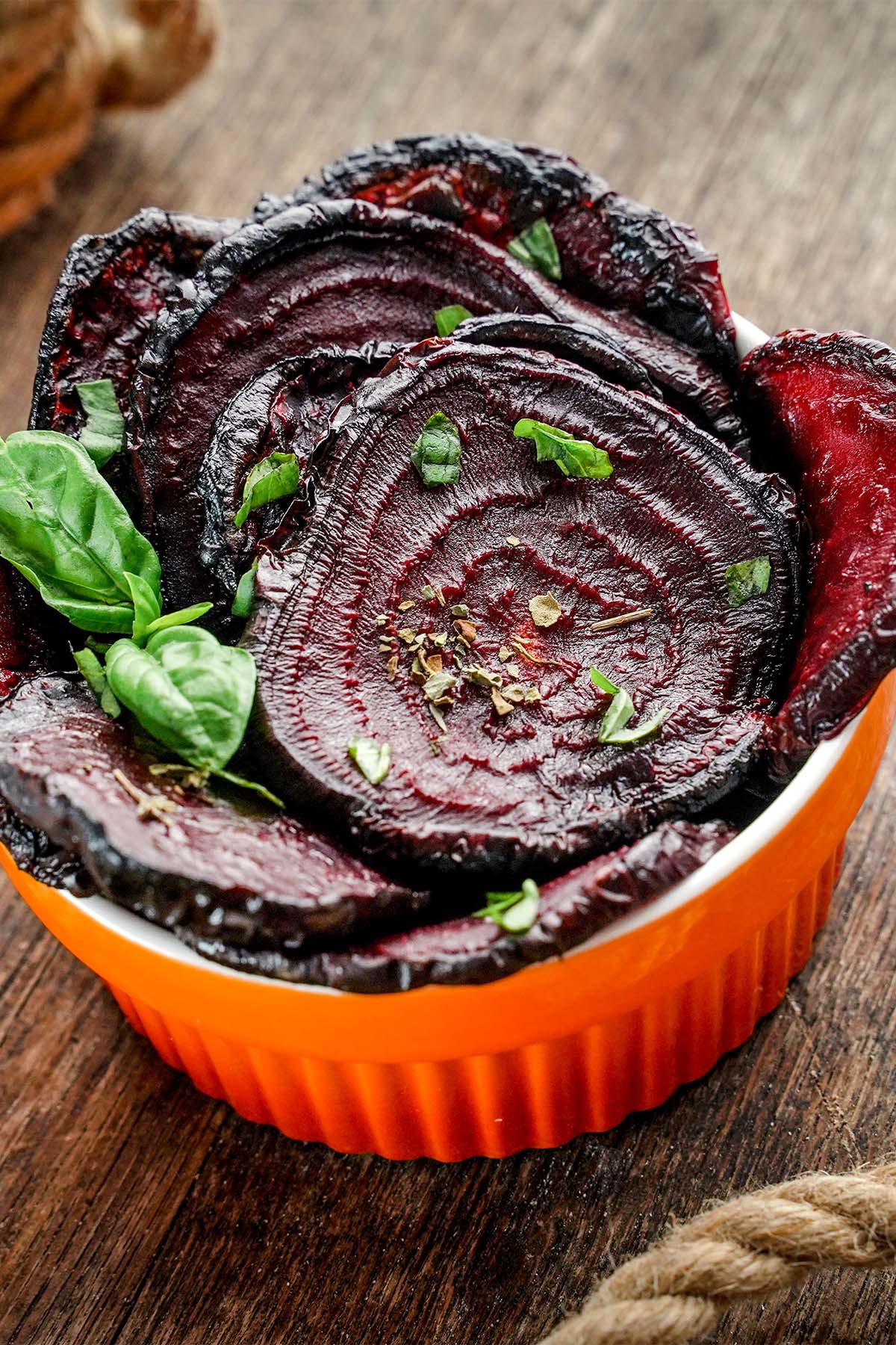 Oven Baked Beet Chips