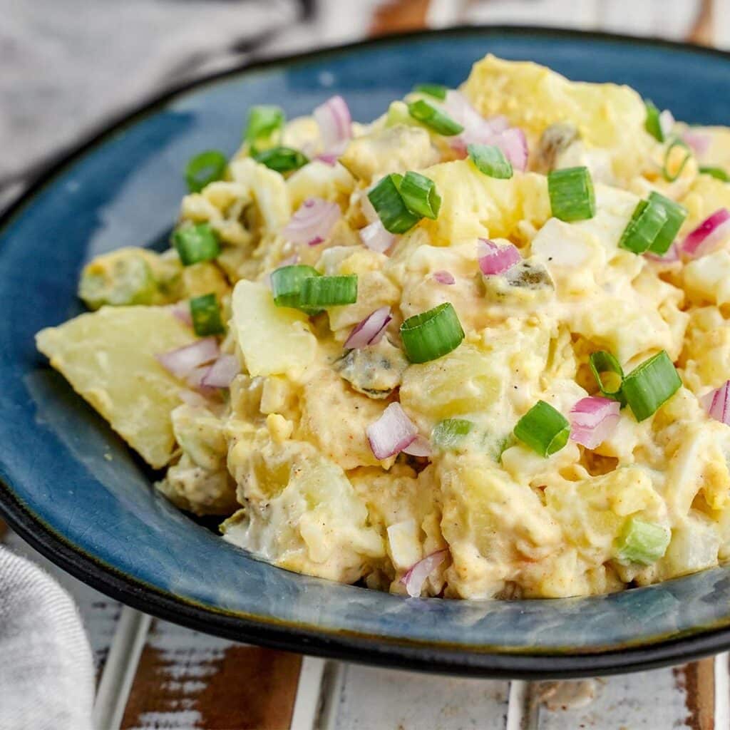 Potato Salad on a plate