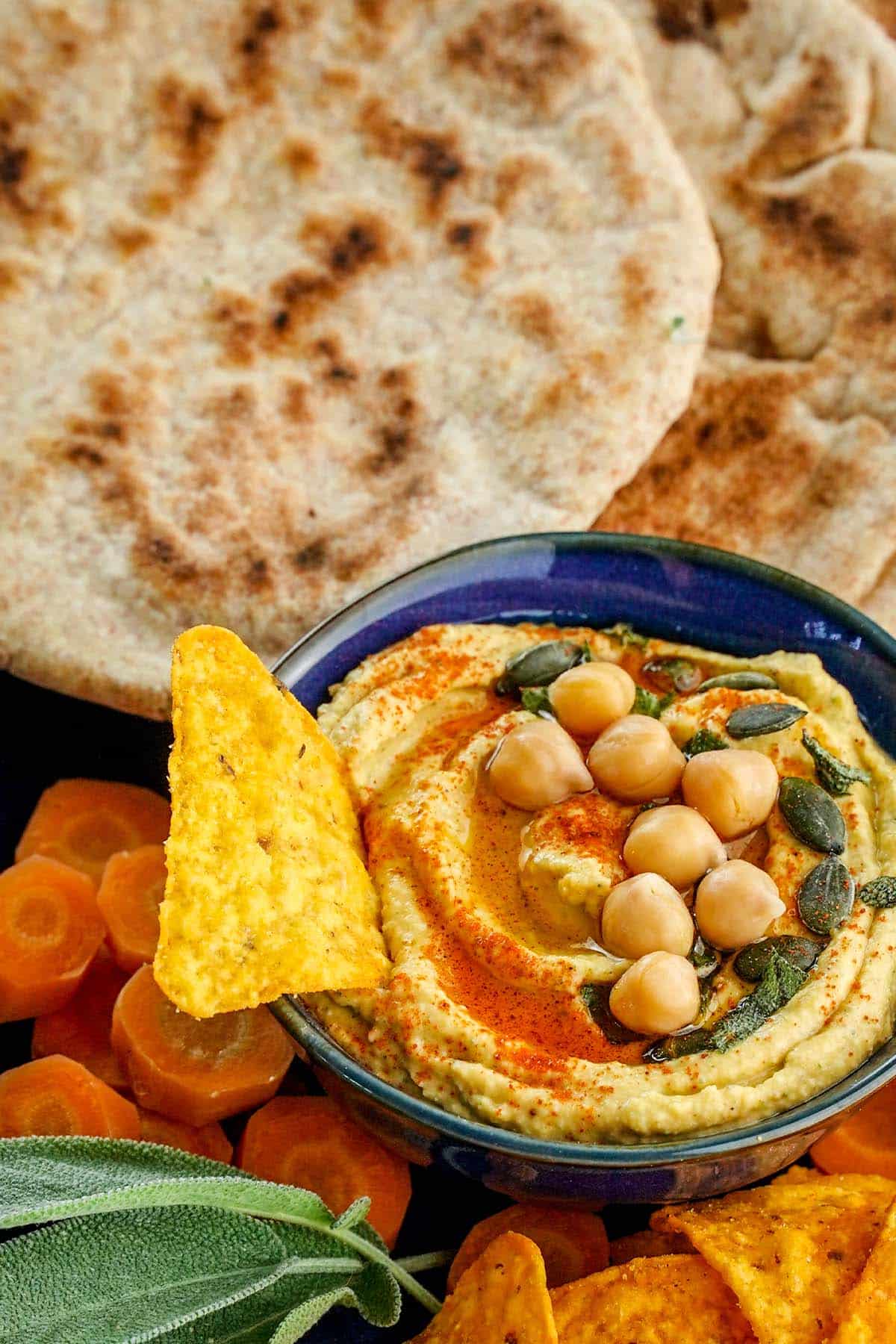 what to serve with Pumpkin Hummus