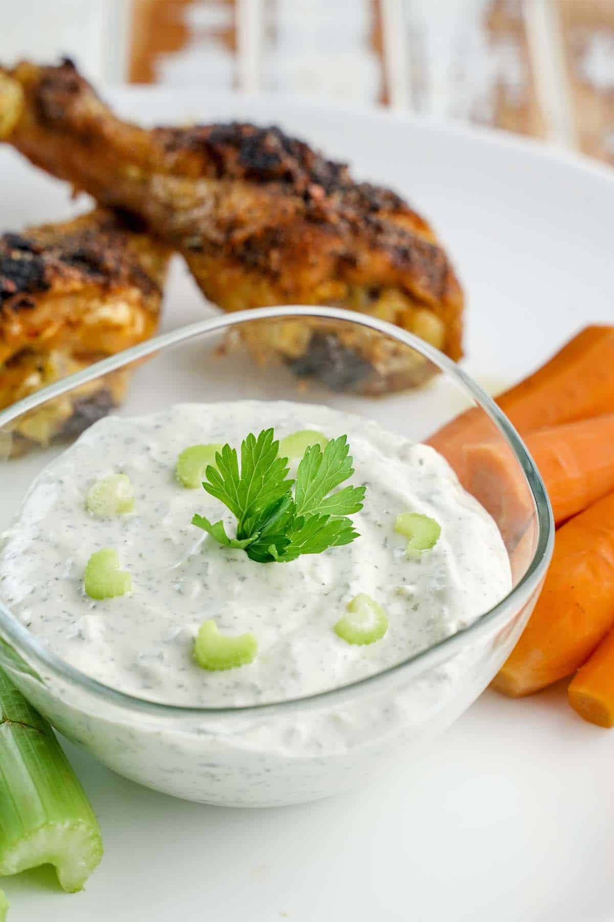what to serve with blue cheese dip