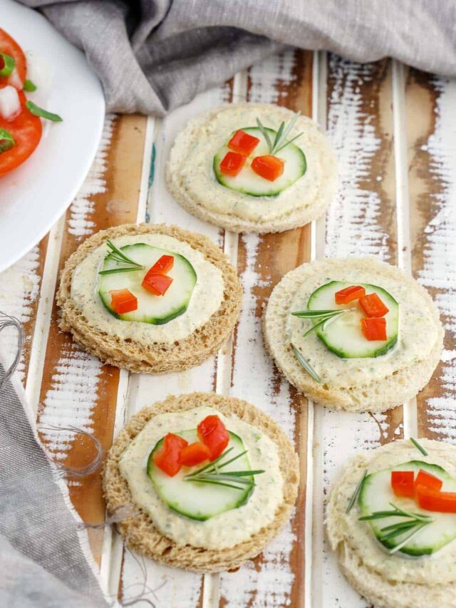 Cucumber Canapes for a picnic