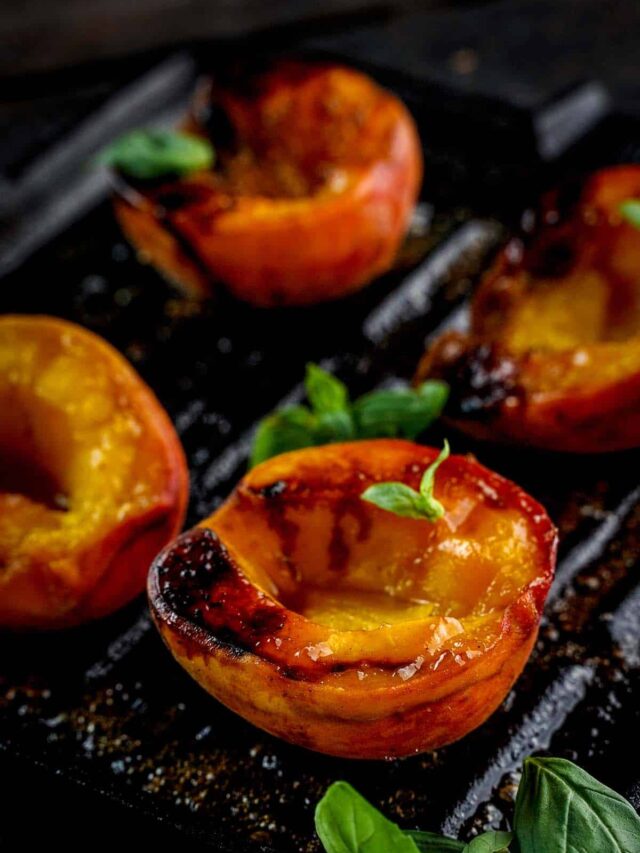 grilled peaches