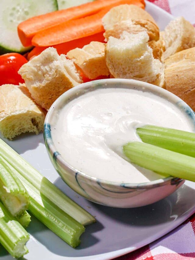 homemade veggie dip