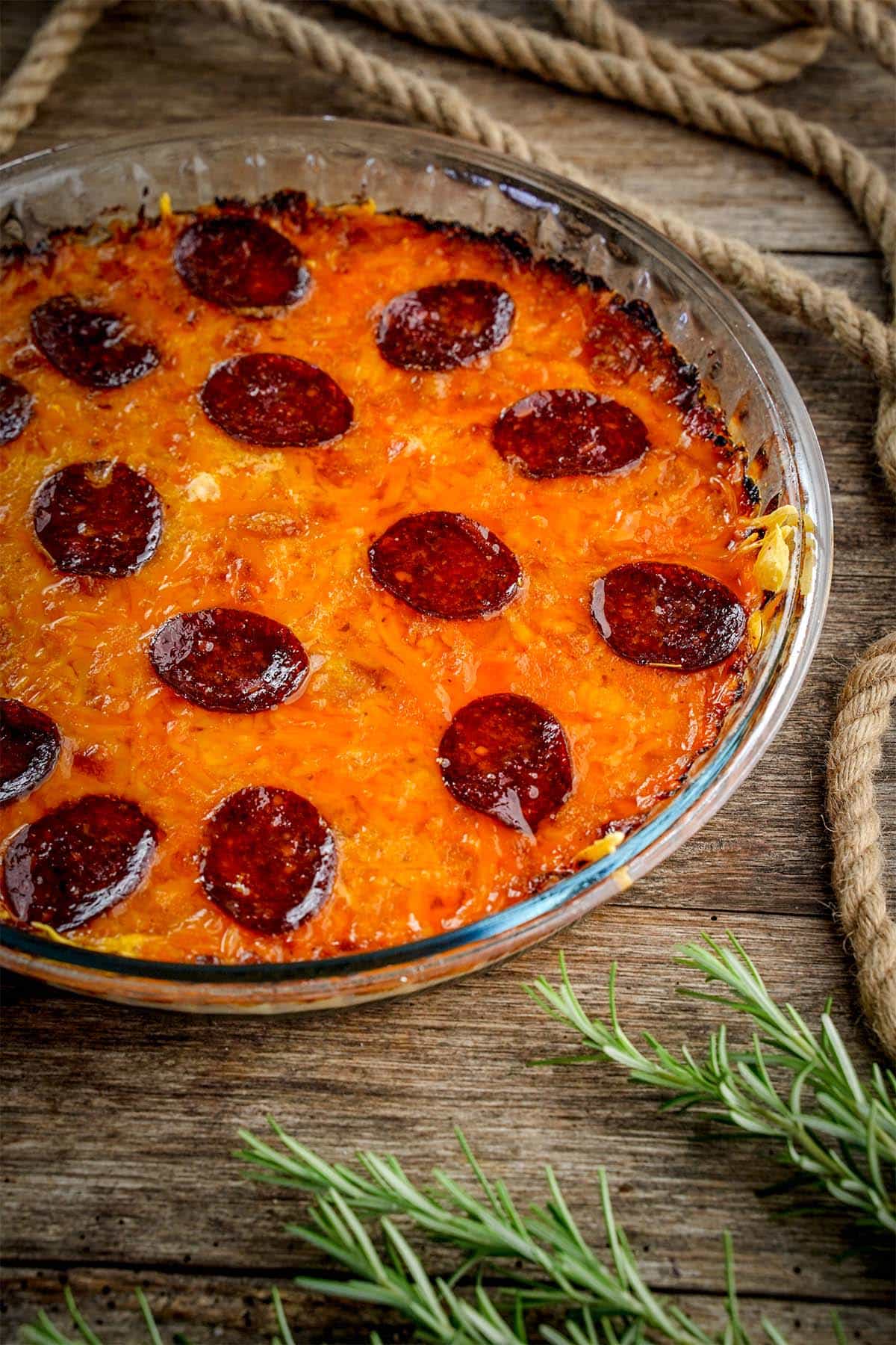 pizza dip for a easy picnic side dish