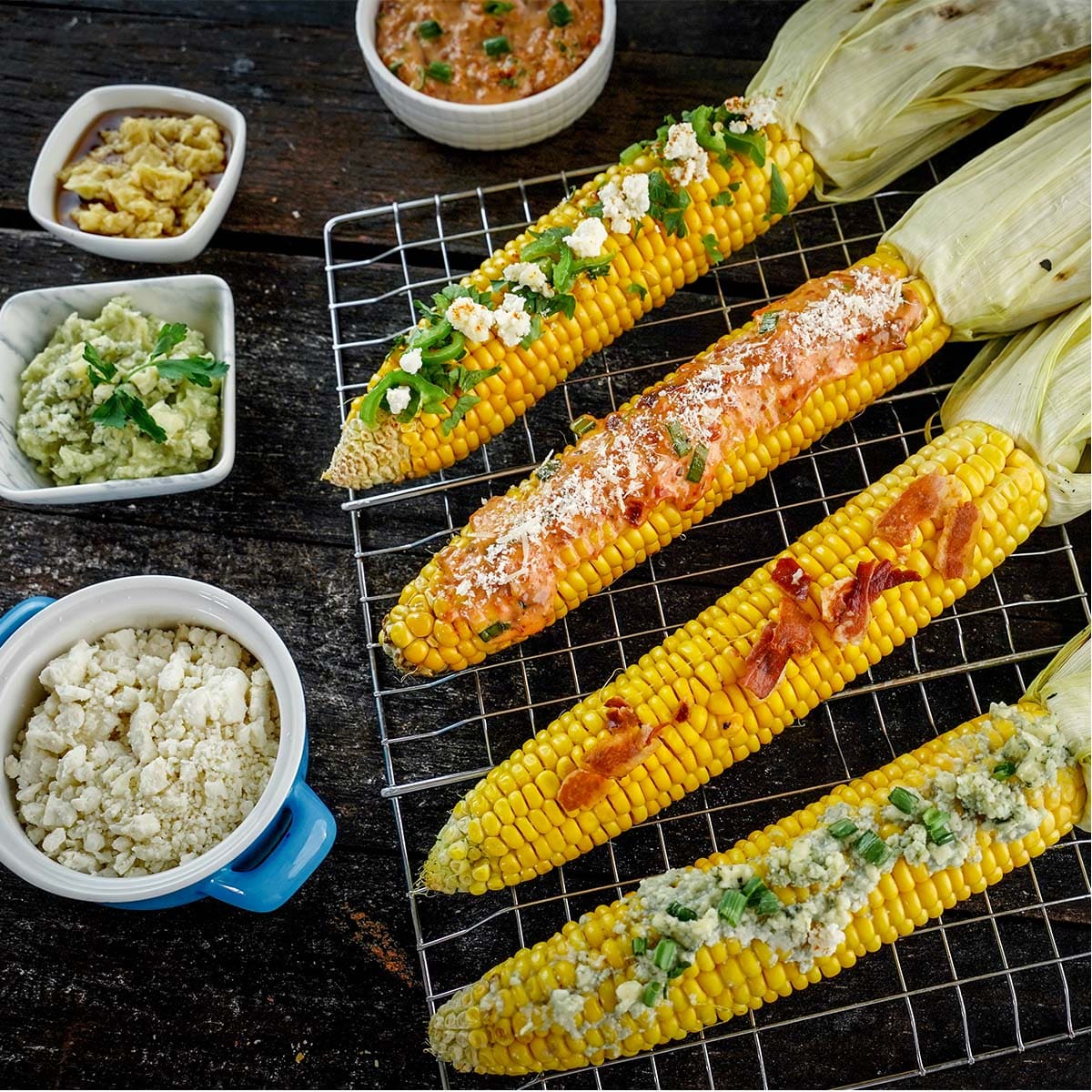 grilled corn on the cob picnic side