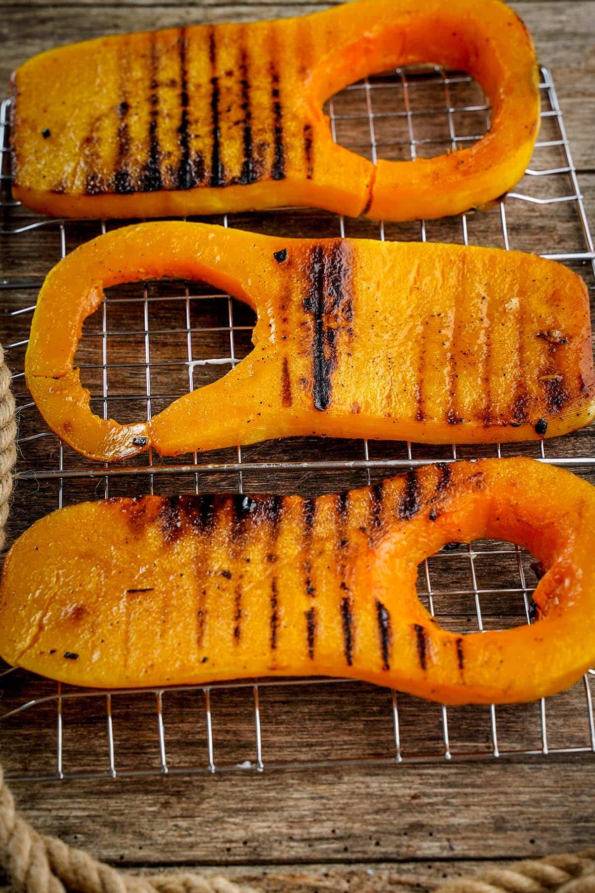 picnic side dish of grilled squash